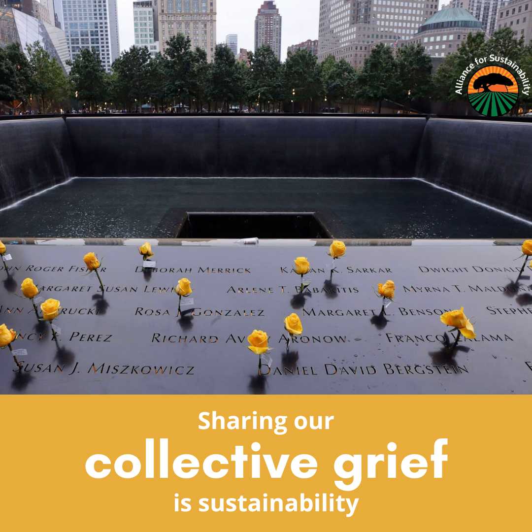 We share the pain with those who lost loved ones on 9/11 or in its aftermath over the last 22 years.

#911 #september11 #honor911 #worldtradecentermemorial #weremember #911memorial #twintowers #unitedwestand #neverforget #afors #sustainability #collectivegrief #grief
