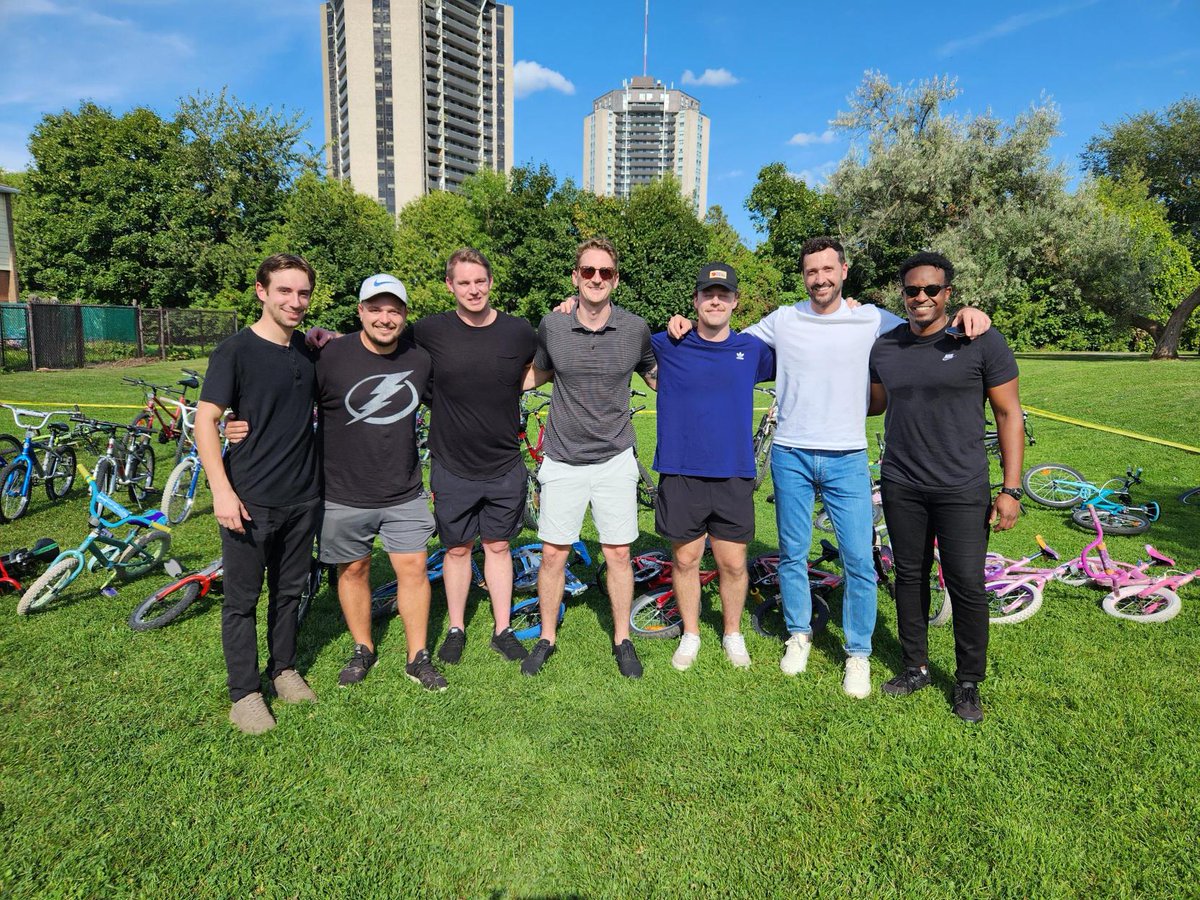Today is our last #HoponBikes event of this year! We aimed to give out #abikeaday to kids living in @OCH_LCO communities. Today, we have exceeded our goal! Thank you to our first-time volunteers from TEKsystems for coming out! We are excited to work with you in the future.