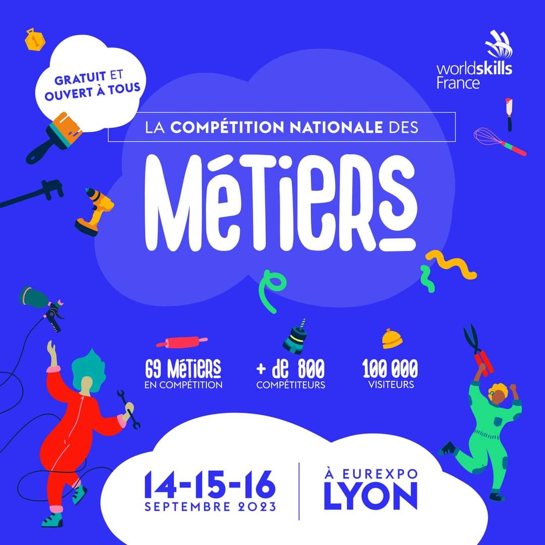 LRemiremont's tweet photo. J-3 pour nos deux élèves Robin et Maxime qui vont concourir respectivement en taille de pierre et marbrerie design! 
#WorldSkills2023 #worldskillsfrance  #competitionnationaledesmetiers https://t.co/wNuMcX2ClO