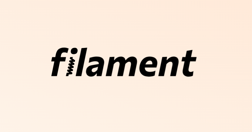 charlie_etienne's tweet image. Anyone knows what font is used in the @filamentphp logo?