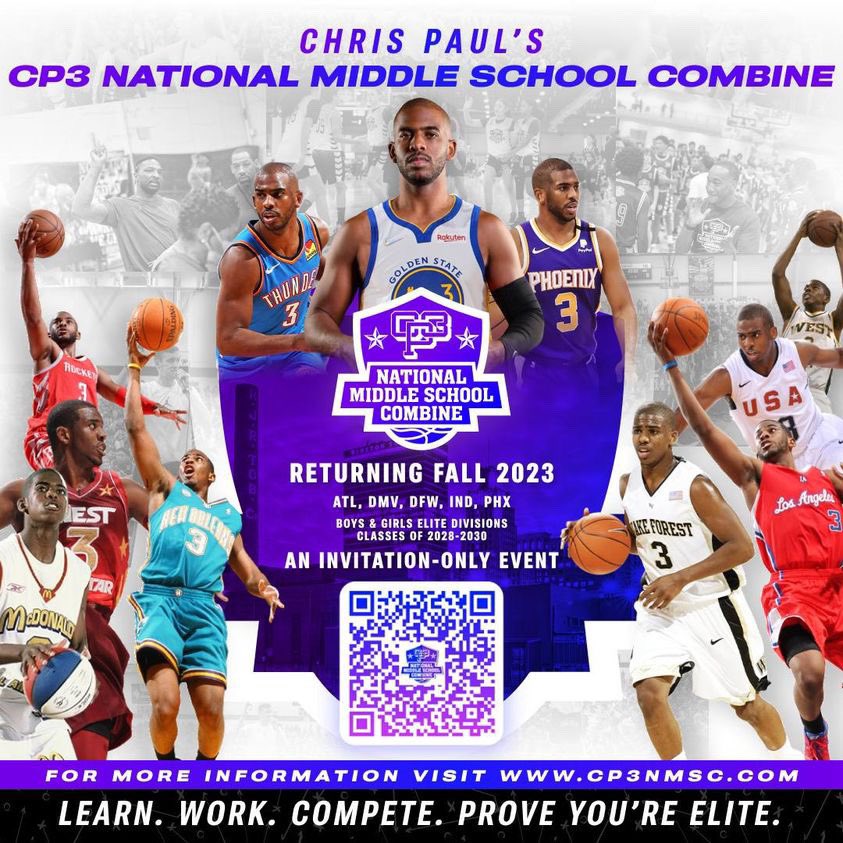 Thankful to be able to go to the <a href="/CP3/">Chris Paul</a> camp
More to comeⓂ️🏀