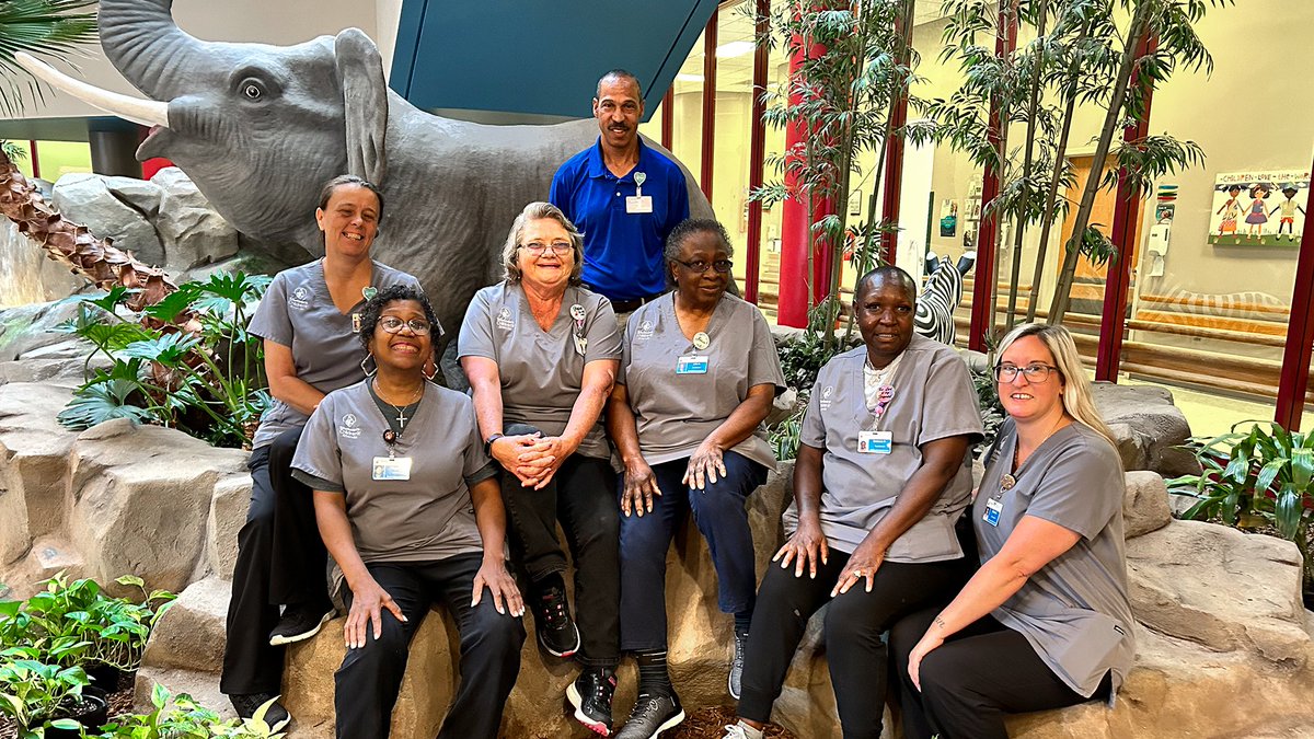 This week, we are celebrating our Environmental Services team! Our EVS staff always goes above and beyond to ensure our hospital is clean and safe for our patients and their families! Please join us in thanking our dedicated team!

#enviornmentalservicesweek #shrinerschildrens