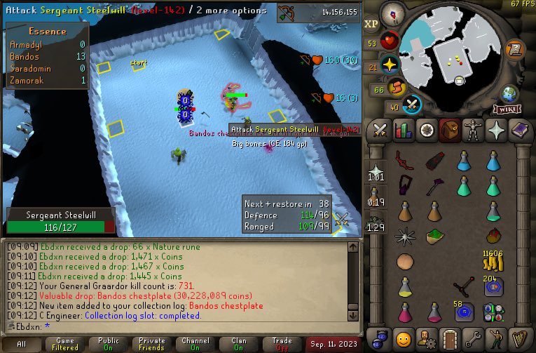 Bandos grind done, onto the next…