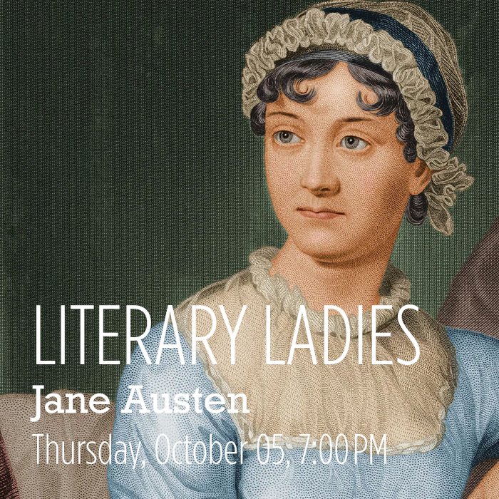 ikelib's tweet photo. Literary Ladies: Jane Austen Tomorrow, October 05, 7:00 PM  Laura Rocklyn is Jane Austen. Save your Zoom seats at https://t.co/wovoRvrar4 or look for the upcoming events link in our bio.  #JaneAusten @LauraLostInTime https://t.co/8ldCFhqe5Z
