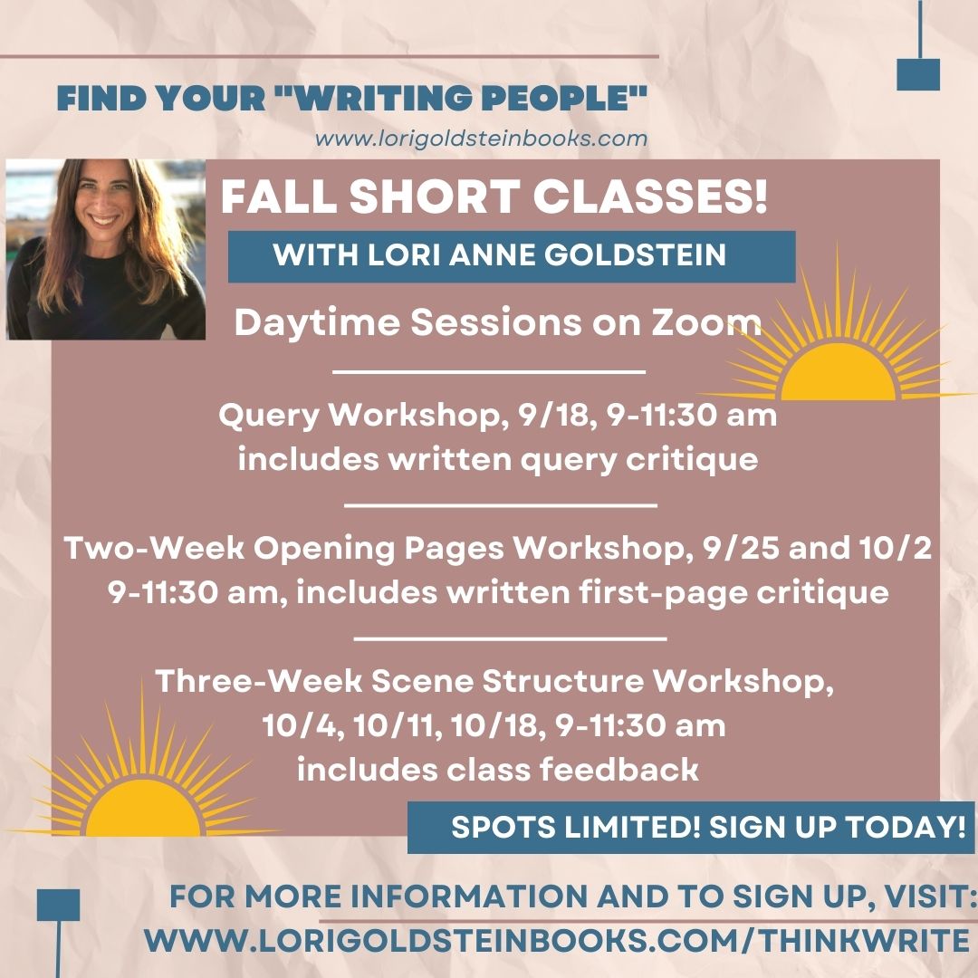 Popping in from my long sabbatical 🤣 to announce new fall writing classes! Day and evening times available. Super timely: Taking the Queries out of Querying! Full list of offerings: lorigoldsteinbooks.com/currentclassof…
#amquerying #amwriting #amrevising #WritingCommmunity #writingtips