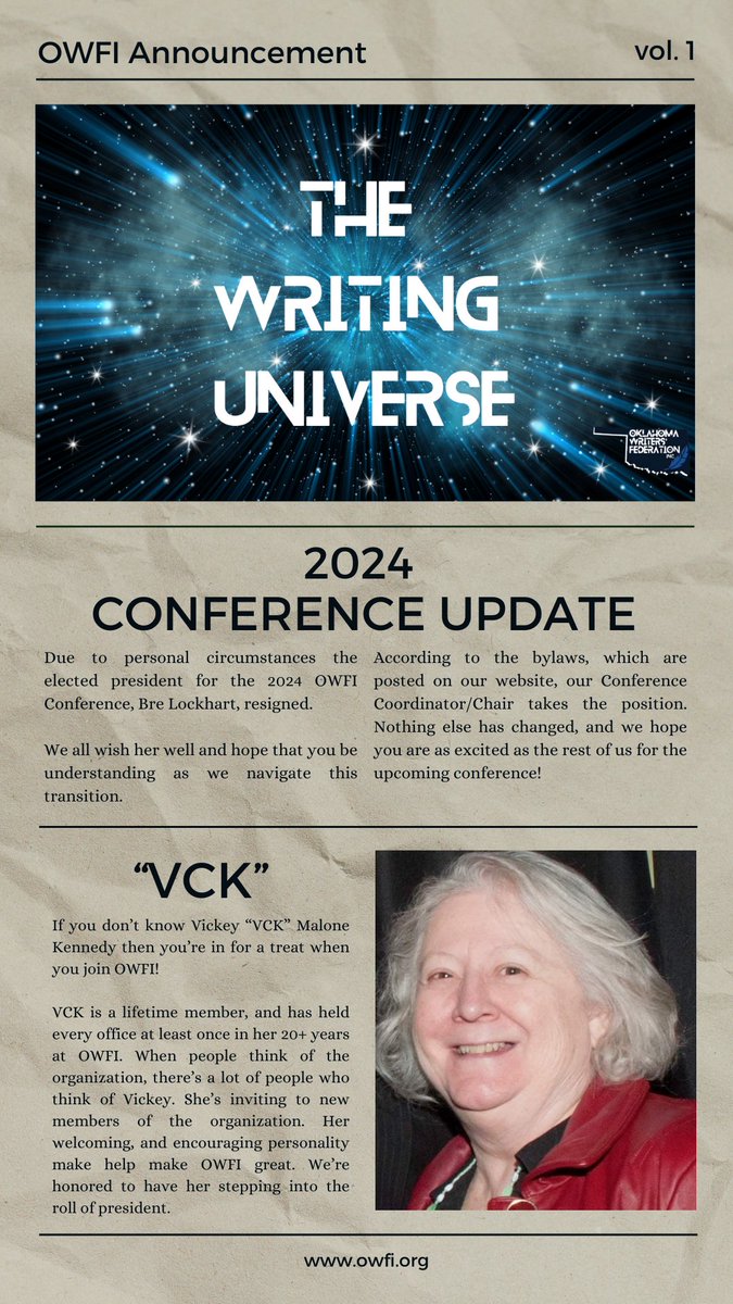 Oklahoma Writers (@owfi) on Twitter photo 