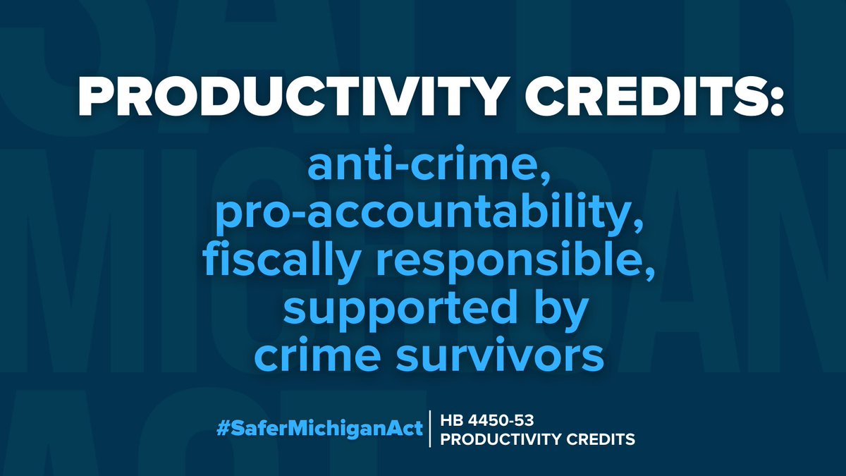 Did you know that 8 in 10 Michigan #crimevictims support rehabilitation programs for people in prison because they stop cycles of crime? 🧵👇🏾