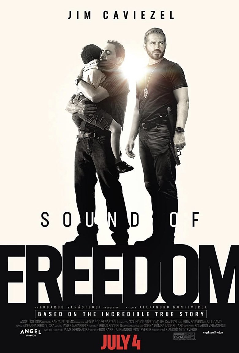 emitrech's tweet photo. Si podés, andá a ver #SoundofFreedom al cine. 

Pagando la entrada colaborás con la causa.

Va camino a ser la peli independiente más taquillera de la historia. https://t.co/xIqTBjPmET
