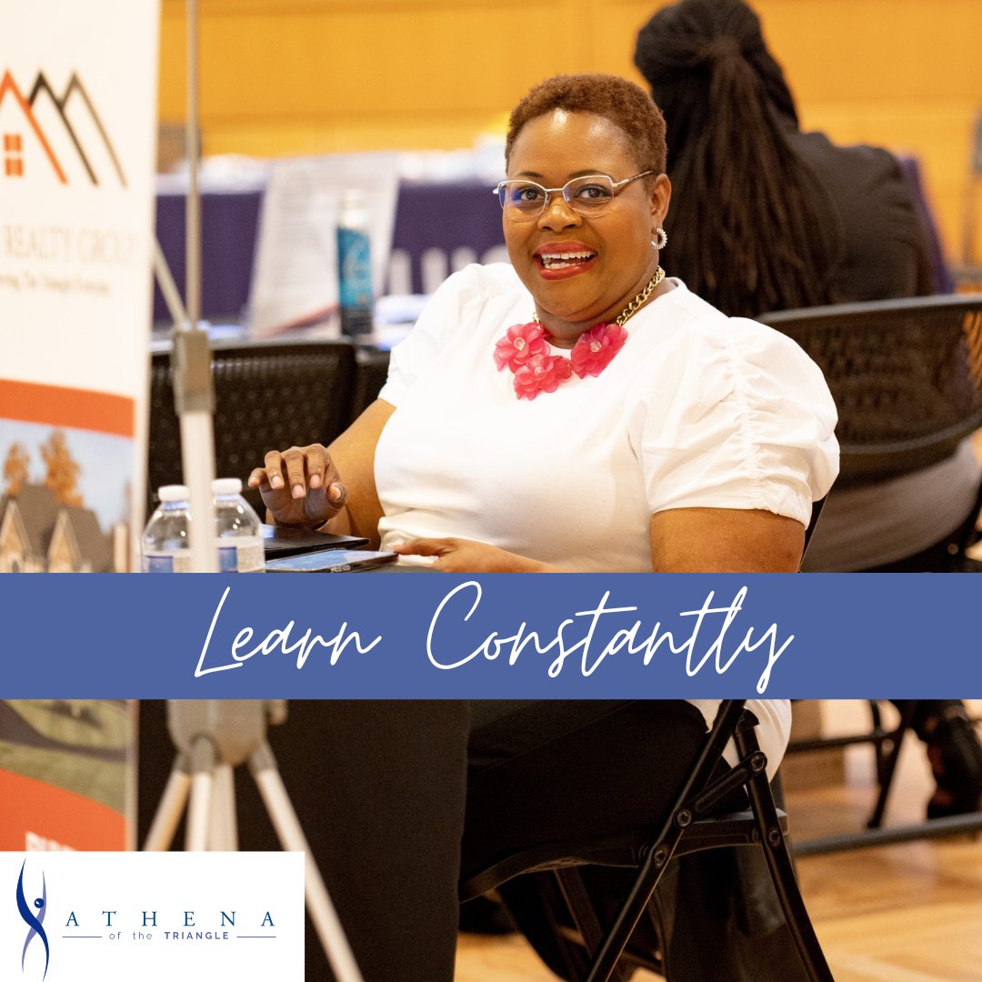 ⭐ Learn Constantly ⭐

"The only person who is educated is the one who has learned how to learn and change." - Carl Rogers

#ATHENAoftheTriangle #WomeninLeadership #LearnConstantly