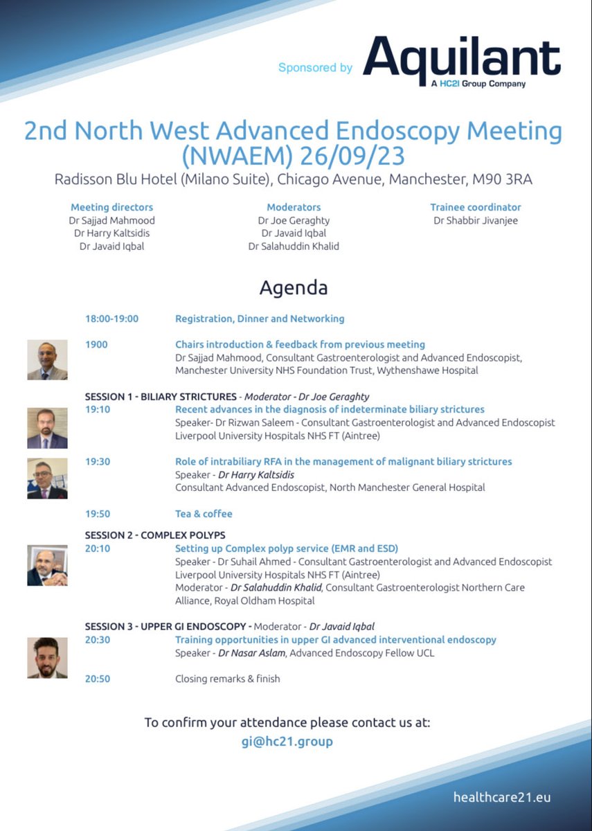 Please join our 2nd advanced Endoscopy eve meeting, a unique regional initiative in NW Uk 🇬🇧 for advancing endoscopy in the region ⁦@WythEndo⁩ ⁦@javaidxiqbal⁩ ⁦@pawanlekharaju⁩ ⁦@joeg988⁩ ⁦@VSAthwal⁩ ⁦@SBorgBartolo⁩ ⁦⁦⁦@rizsaleem⁩