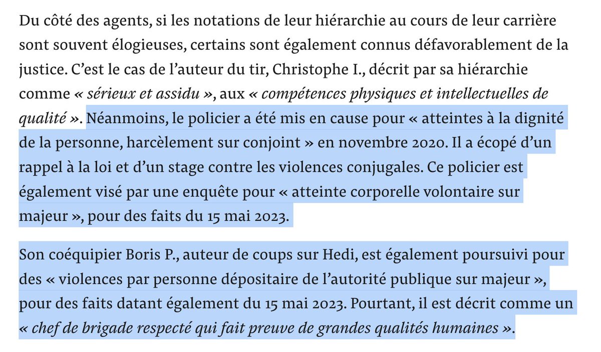 davidperrotin's tweet photo. Voici donc le pedigree des policiers qui ont massacré Hedi à Marseille, et qui ont été soutenus par le directeur de la police, le ministre de l'Intérieur, le préfet de police... 

(Faux rapports, mensonges devant l'IGPN... Enquête de @p_pascariello) >https://t.co/6UzHRoRuD2 https://t.co/kEWsEjAoiD
