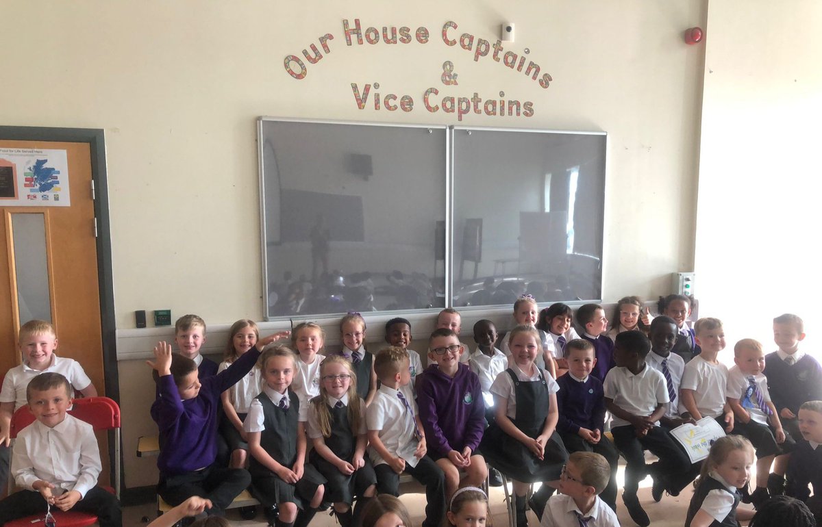 Our P1-P3 assembly @StMonicaMilton *Discussed Restorative Approaches in our school *Launched our 'Restore and Rest' areas in our playground, with a 'Heads and Tails' quiz to think about reasons why we would visit 🤔 *Reviewed Pupil Voice class elections 🗨 *26 Assembly stars ✨️