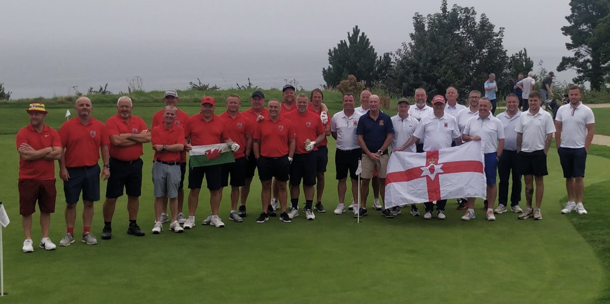 SandP_golfclub's tweet photo. Day 3 saw our members take on our friends from Northern Ireland in a matchplay event. The lads from Northern Ireland winning 5-1 on the day👏🏌️

Fantastic reception from all @CarnaleaGC 👏⛳️

Once again another fantastic course, and tremendous  food &amp; drink in the clubhouse🍺🍔 https://t.co/FzrBfPw1RD
