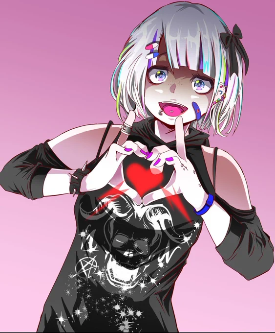 腹黒ハート(引用:お友達hinaちゃんより) 