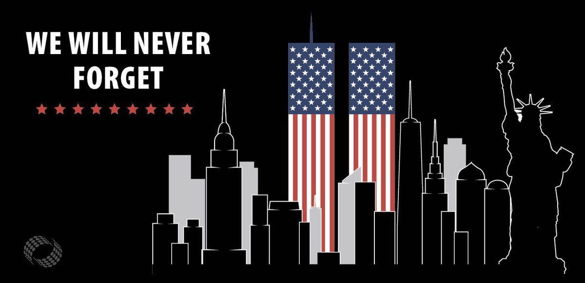 Today, we pause to remember the lives lost and the families impacted by this tragedy. We honor the bravery of the first responders who selflessly risked their lives to save others.  Let us never forget the events of this day &amp; strive towards a brighter tomorrow.  #September11th