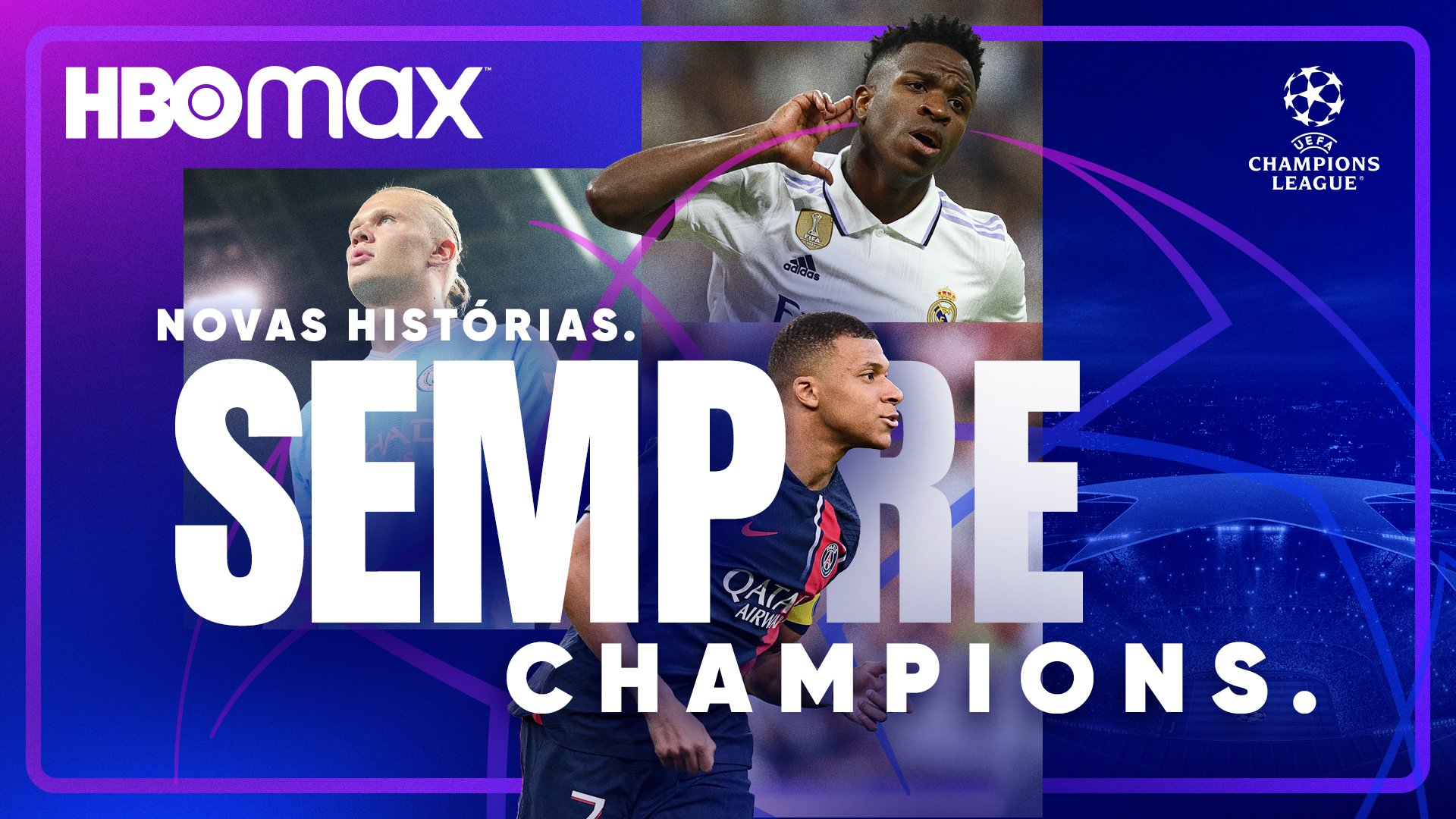 HBO Max terá 30 horas de conteúdo para a Champions League