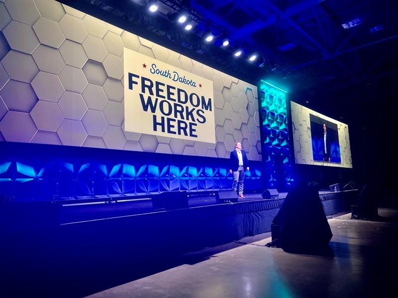 Deputy Commissioner Jesse Fonkert kicked off the <a href="/ASIS_Intl/">ASIS International</a> GSX Conference in Dallas, Texas.

With 3,500 highly skilled cybersecurity professionals and an innovative cybersecurity program through <a href="/DakotaState/">Dakota State University</a>, South Dakota is home to thriving businesses in technology.