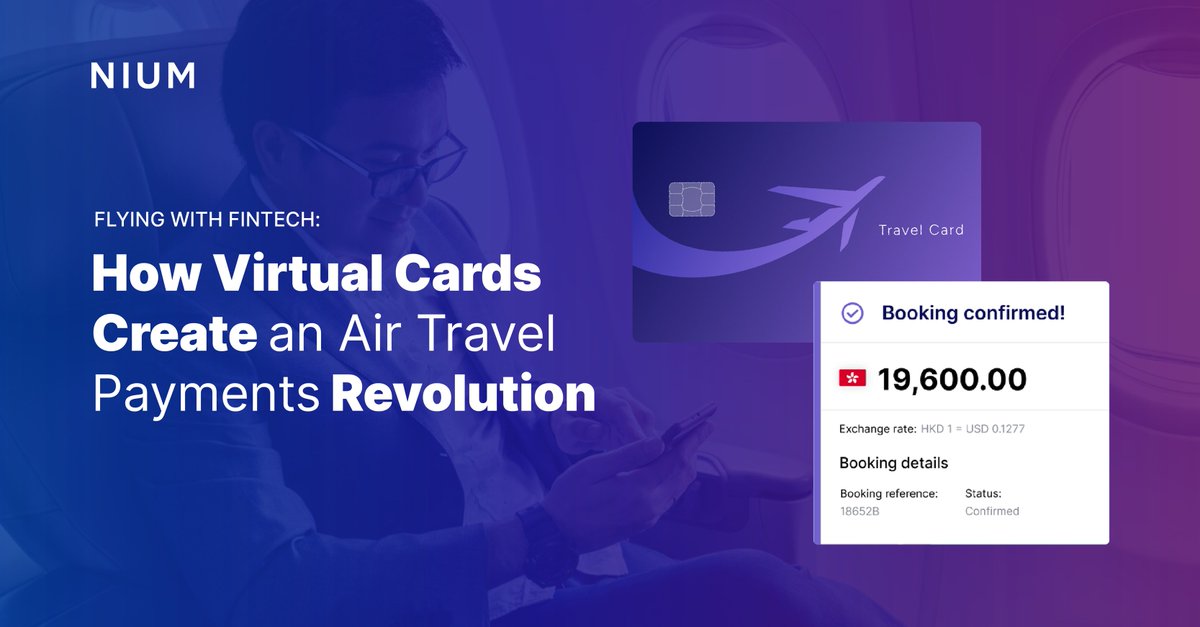 🛫 With 43% of travelers preferring to book with Online Travel Agencies, there’s a crucial need to part ways with slow, inefficient & expensive legacy payment strategies. ⬇️Get our new guide to secure a competitive edge with virtual cards here: nium.com/gated/air-trav… #Fintech