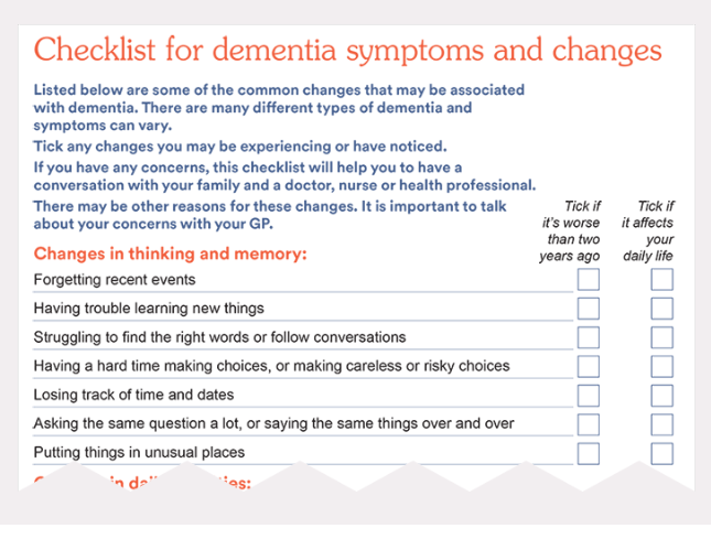 Just launched: @FaceDementiaAU our timely diagnosis of dementia campaign: 🧠Know the signs of #dementia 💬Talk to family about any concerns 👩‍⚕️Ask your GP for an assessment 💊🧑‍⚕️Get treatments and supports facedementia.au/en/ for Checklist of Symptoms