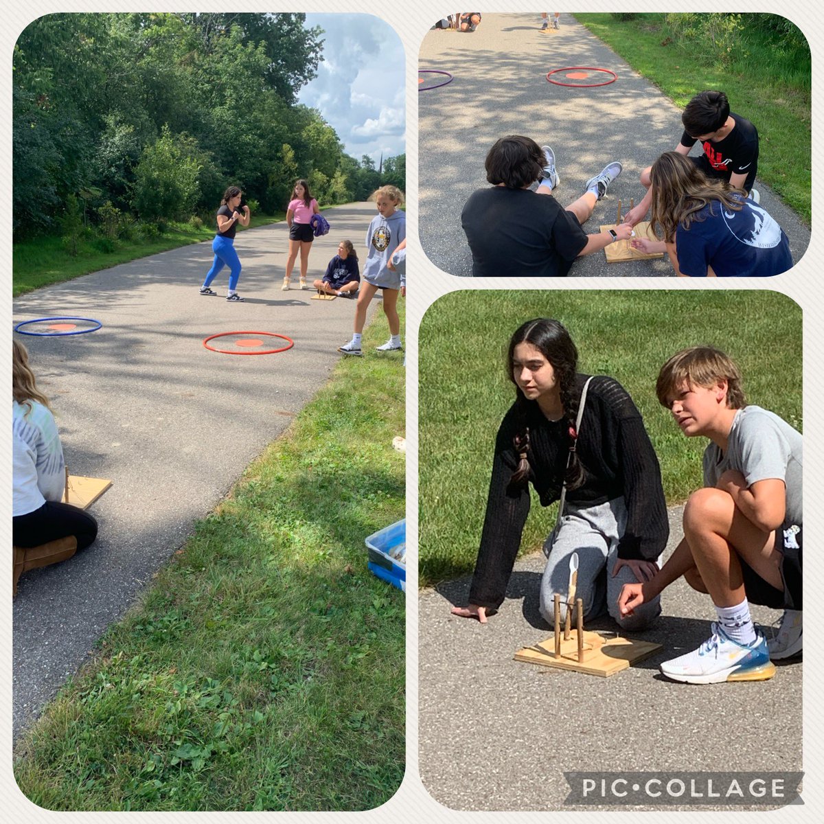 dvanderschie's tweet image. Launching mini marshmallows in our catapults today! #elasticenergy