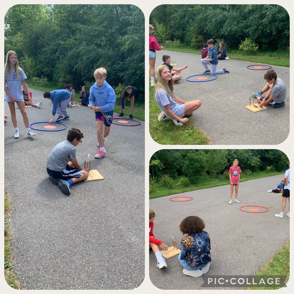 dvanderschie's tweet image. Launching mini marshmallows in our catapults today! #elasticenergy