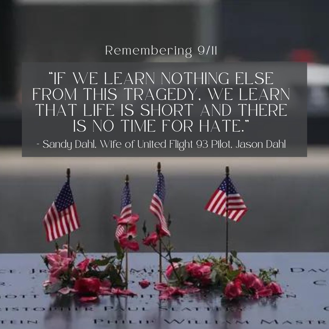 Today we are in remembrance of the victims of the September 11, 2001 attacks. As today marks 22 years since the tragedy, we will never forget the lives that were lost.