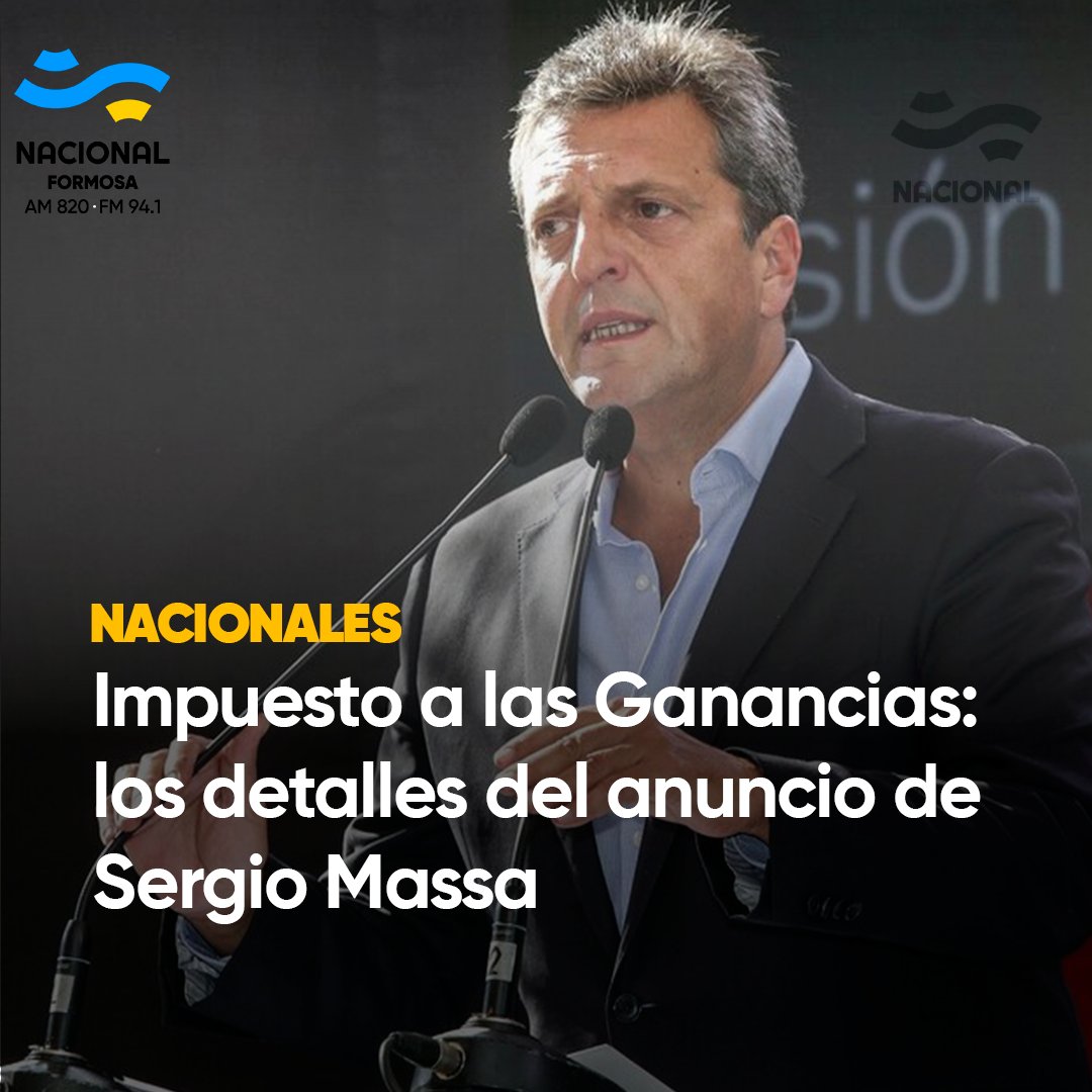 #NACIONALES - IMPUESTO A LAS GANANCIAS: LOS DETALLES DEL ANUNCIO DE SERGIO MASSA

instagram.com/p/CxEQ6snAp5-/