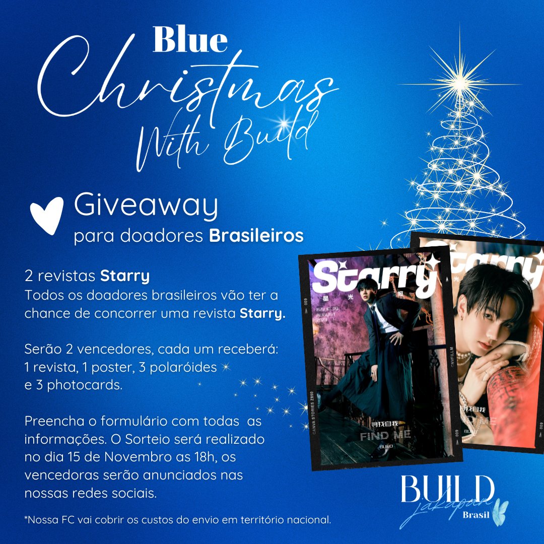 — Blue Christmas with Build 💙

Por favor leia todas as informações . Please read all the information.

💠 É com grande alegria que apresentamos nosso projeto de Natal. Queremos compartilhar os valores da caridade que temos cultivado junto com o <a href="/JakeB4rever/">BIU.</a> e tornar o Natal de