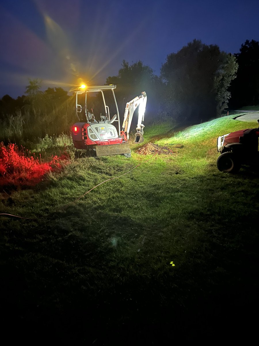 Rob Green (@grnirrigation) on Twitter photo Bit of late night works this week to ensure the clubs existing system remains intact and operational during the installation of their new state of the art system. <a href="/DorsetGolfClub/">Dorset Golf Resort</a> #whateverittakes Bit of late night works this week to ensure the clubs existing system remains intact and operational during the installation of their new state of the art system. <a href="/DorsetGolfClub/">Dorset Golf Resort</a> #whateverittakes