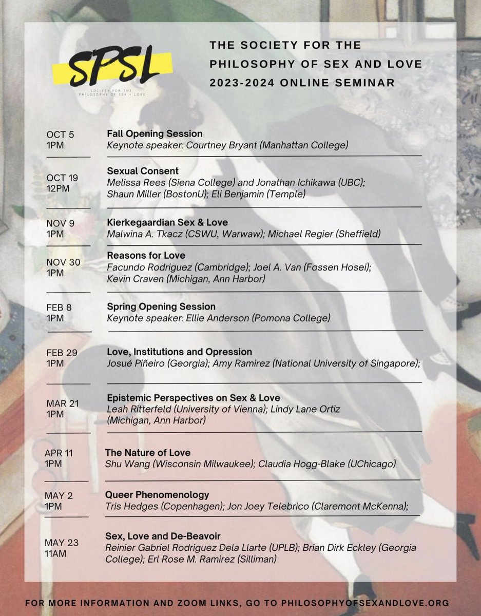Looking forward to giving the spring keynote for the Society for the Philosophy of Sex and Love, and to attending other talks! Check out the program here—all talks on Zoom