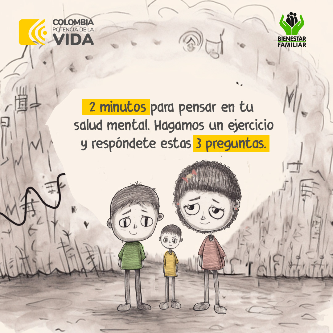 ICBFColombia's tweet photo. ��💬 La salud mental es valiosa. Dediquemos dos minutos al día para reflexionar y respirar profundo; hagamos lo que nos hace bien. 

Conversar sobre la salud mental es el primer paso para sanar. 

¿Qué actividad eliges hoy? https://t.co/kGa77XDYoC