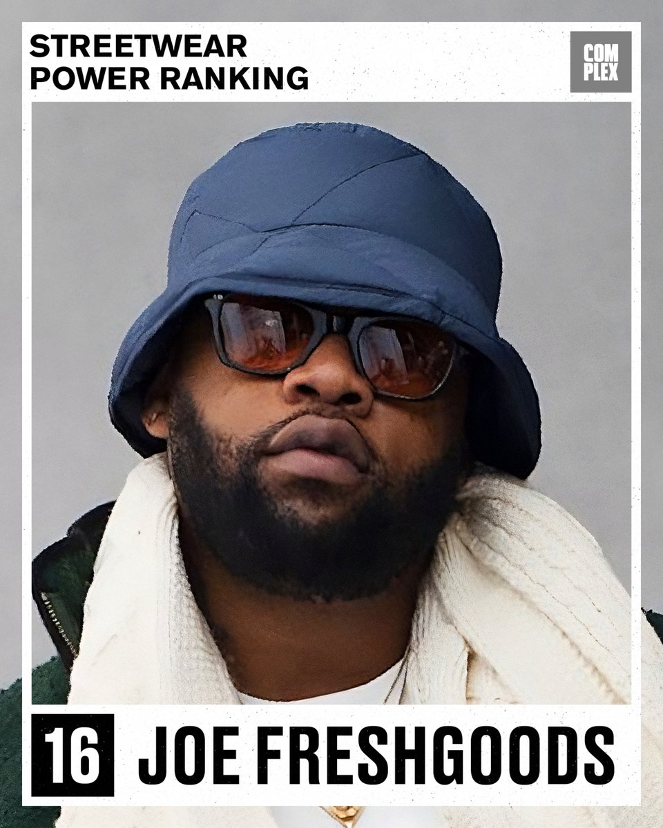 Complex's tweet photo. @CLINT419 @awakenyclothing @YOON_AMBUSH @walesbonner @PALACELONDON #16 - @JoeFreshgoods
FULL RANKING HERE: https://t.co/QjVqo6kTqa. #ComplexVolume https://t.co/Irtsa3uJye