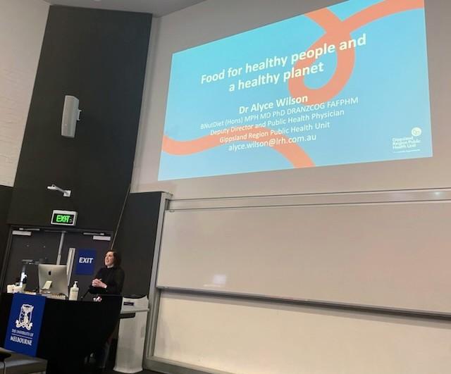 Dr Alyce Wilson (@alycenwilson) on Twitter photo Always a pleasure to visit my old stomping ground <a href="/UniMelb/">University of Melbourne</a> and give a guest lecture. With global temperatures climbing, increases in extreme weather events coupled with growing malnutrition and food insecurity very timely to discuss #foodforhealthypeopleandplanet 🫛🥕🍎🌏🌳🏞️ Always a pleasure to visit my old stomping ground <a href="/UniMelb/">University of Melbourne</a> and give a guest lecture. With global temperatures climbing, increases in extreme weather events coupled with growing malnutrition and food insecurity very timely to discuss #foodforhealthypeopleandplanet 🫛🥕🍎🌏🌳🏞️