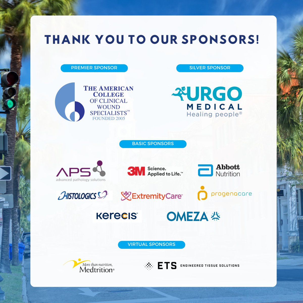 accws's tweet photo. Thank you to our sponsors! https://t.co/y7Ti67VBUF