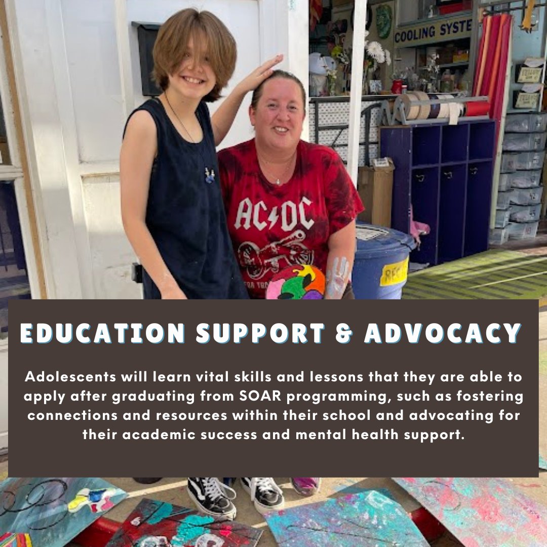 SOARCOLORADO's tweet photo. Mental health struggles and trauma affect our adolescents every day, often causing them to miss school, get labeled, and feel forgotten. We show them that catching up, reclaiming their life, and even graduating are all possible dreams worth chasing! 🎓💪 https://t.co/Yzyv93HCXI