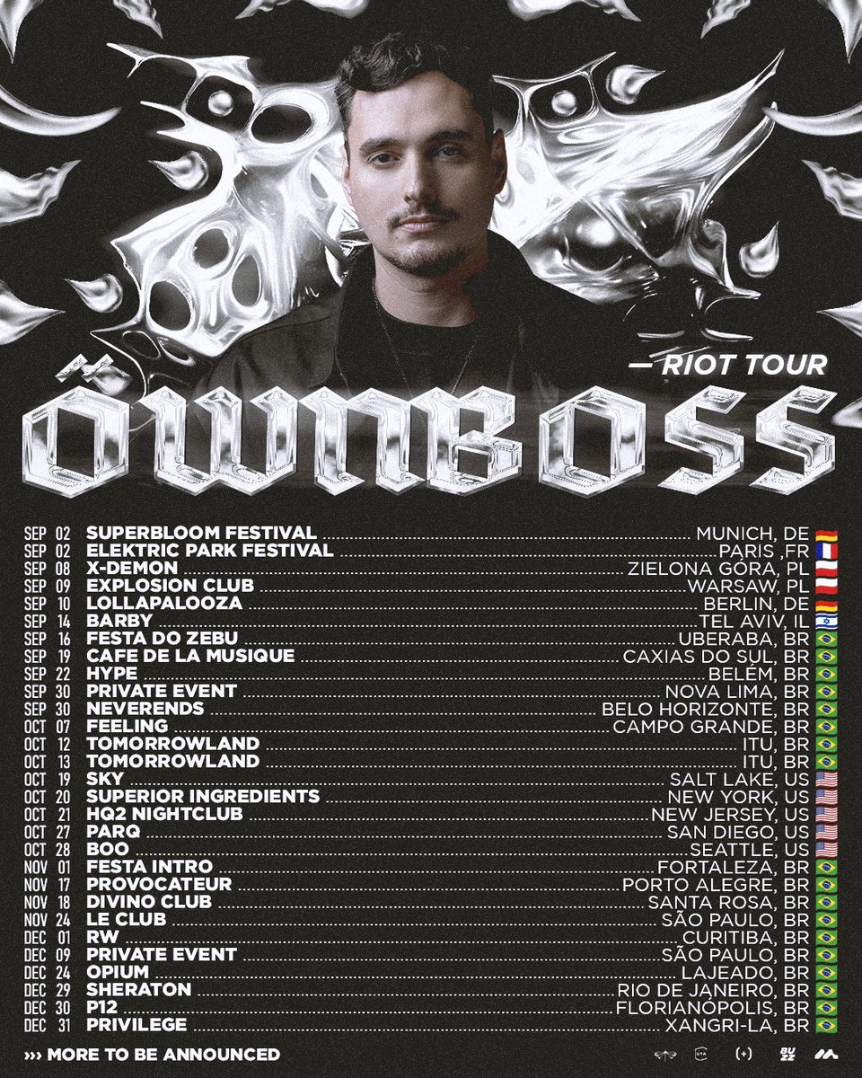 The RIOT TOUR has just started and I'm so excited to rave with you somewhere🫱🏻‍🫲🏼🔥😎 So name your city and tag your friend, In the meantime all the tickets are on sale, you can find the link in my bio!