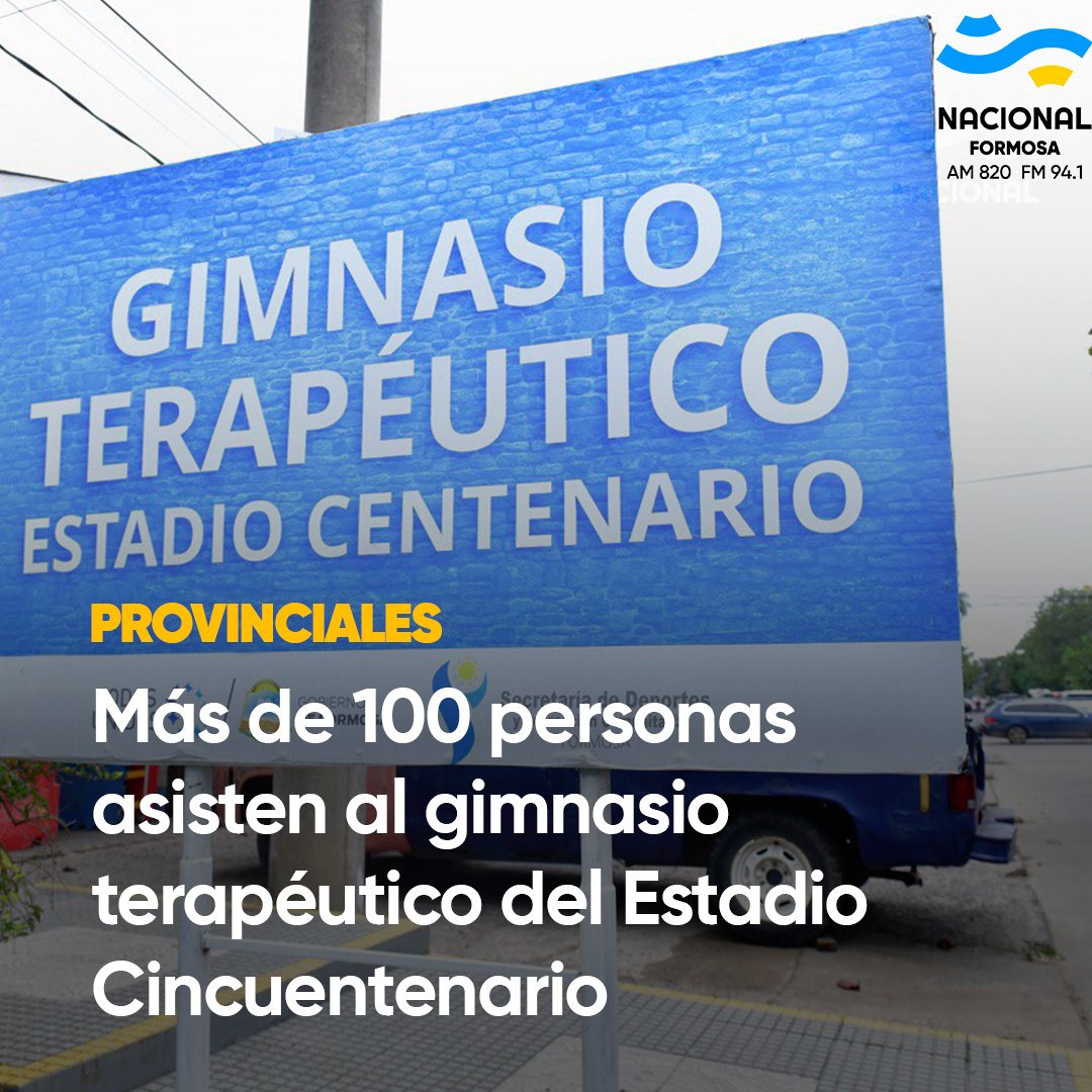 #PROVINCIALES - MÁS DE 100 PERSONAS ASISTEN AL GIMNASIO TERAPÉUTICO DEL ESTADIO CINCUENTENARIO

instagram.com/p/CxEWM_vLMIw/