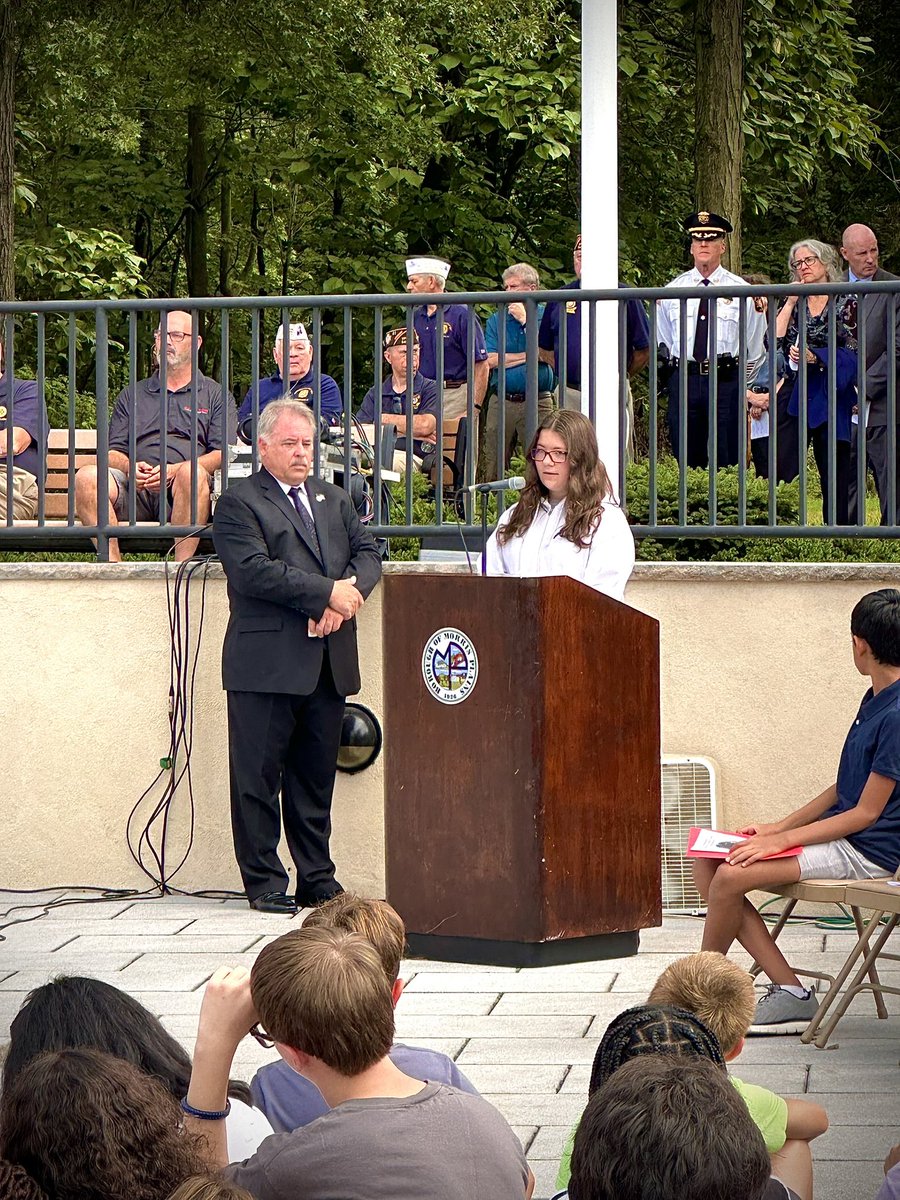 Today Mayor Karr and the Borough of Morris Plains held their annual 9/11 Remembrance Ceremony. We would like to thank Mrs. Michalowski and Mrs. Quinn, along with the assistance provided by many of our students during today’s ceremony. <a href="/WeAreMPSD/">MPSD</a>