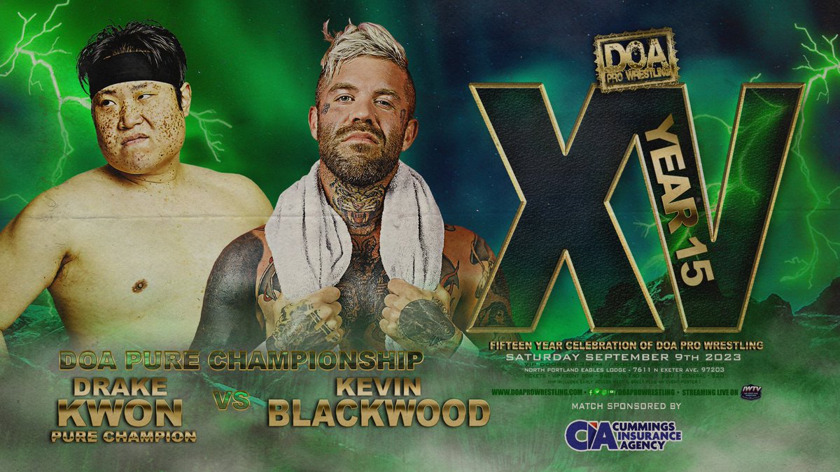IWTV (@indiewrestling) on Twitter photo Now On Demand
<a href="/doaprowrestling/">DOA Pro Wrestling</a> #DOA15!
<a href="/Reallydrakekwon/">Drake, I'm too old for this shit Kwon</a> v <a href="/blkwdxvx/">BLACKWOOD</a>
<a href="/NickIsRadford/">Prophets of the Nick Side</a> v <a href="/VinnyPacifico1/">Vinny Pacifico</a>
<a href="/realsuyung/">s ü y ü n g</a> v <a href="/amirawrestler/">AMIRA BLAIR☘️</a>
<a href="/thedevildrexl/">Drexl</a> v <a href="/brujabeeb/">“La Bruja” Abigail Warren</a>
+ <a href="/ThisIsJAIDEN/">JAIDEN The Unbelievable</a> <a href="/jackandsledge/">Hammer Brothers</a> <a href="/MurphyMadsen/">Murphy Madsen</a> <a href="/MaxBurnsidePNW/">Burnside Says WHOA</a> & more!
independentwrestling.tv/player/l1vOaNJ… Now On Demand
<a href="/doaprowrestling/">DOA Pro Wrestling</a> #DOA15!
<a href="/Reallydrakekwon/">Drake, I'm too old for this shit Kwon</a> v <a href="/blkwdxvx/">BLACKWOOD</a>
<a href="/NickIsRadford/">Prophets of the Nick Side</a> v <a href="/VinnyPacifico1/">Vinny Pacifico</a>
<a href="/realsuyung/">s ü y ü n g</a> v <a href="/amirawrestler/">AMIRA BLAIR☘️</a>
<a href="/thedevildrexl/">Drexl</a> v <a href="/brujabeeb/">“La Bruja” Abigail Warren</a>
+ <a href="/ThisIsJAIDEN/">JAIDEN The Unbelievable</a> <a href="/jackandsledge/">Hammer Brothers</a> <a href="/MurphyMadsen/">Murphy Madsen</a> <a href="/MaxBurnsidePNW/">Burnside Says WHOA</a> & more!
independentwrestling.tv/player/l1vOaNJ…