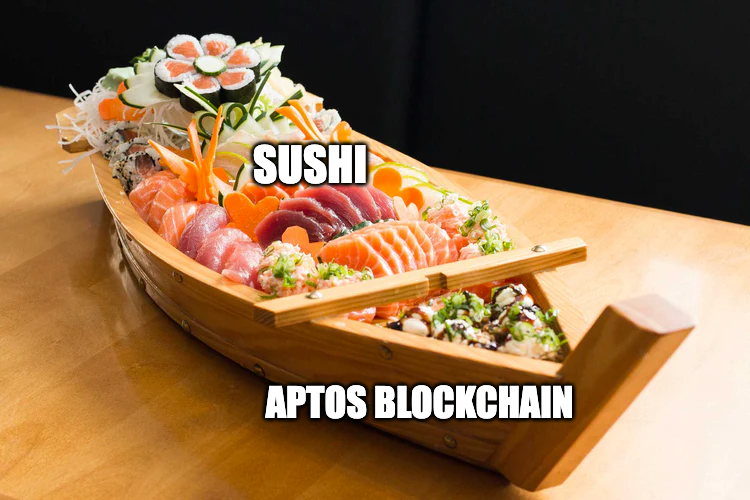 Sushi boat? Nahh... ❌

<a href="/SushiSwap/">Sushi.com</a> on that sushi YACHT. 🚢