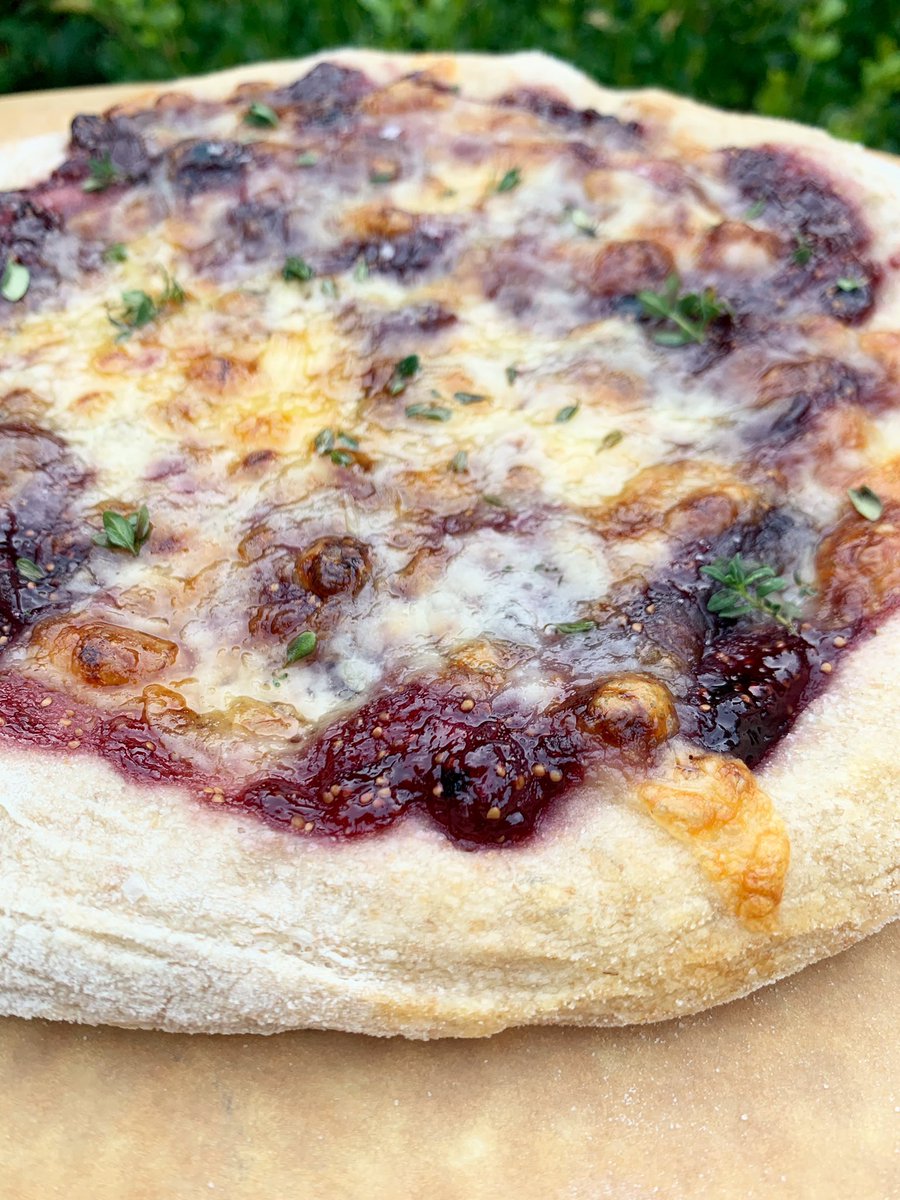 Freshly caught wild fig jam, white cheddar, thyme on homemade sourdoughhhhhh