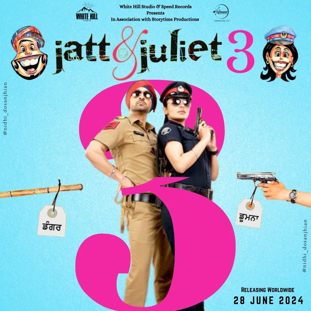 OYE SHOTU.. HATT PICHE..
PUNJAB POLICE DI KOI REES NI AA OYE.. 😎

JATT & JULIET ਭਾਗ - 3 🕺🏽💃🏽 Releasing Worldwide - 28 JUNE 2024

@diljitdosanjh @neerubajwa @Jagdeepsidhu3 @whitehilstudios @speedrecords15 #StoryTimeProductions #DiljitDosanjh 

How's this ? Approved by You ?