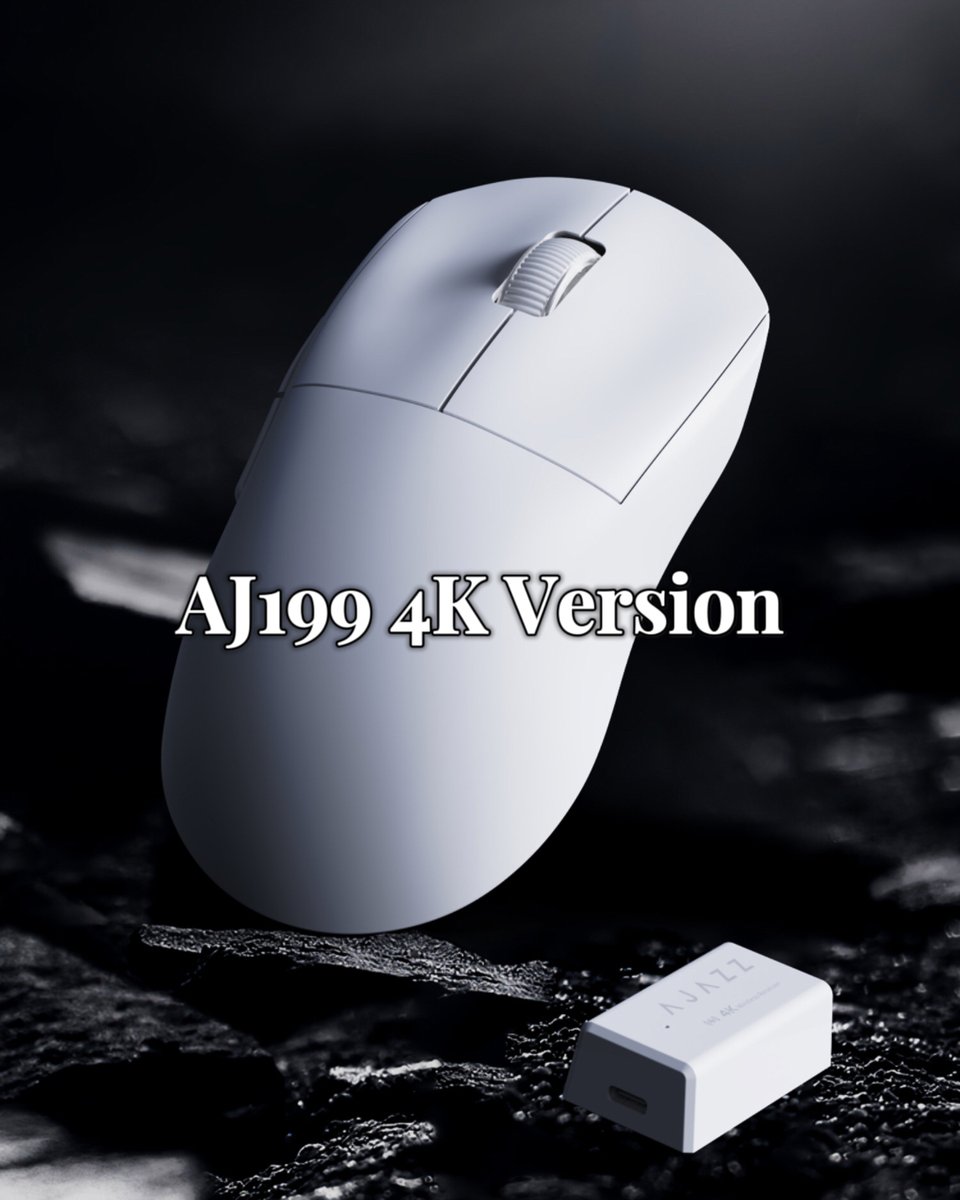AJAZZBrand's tweet photo. Ajazz AJ199 Wireless Gaming Mouse 4K version is coming‼️
The PAW3395 original phase sensor up to 26000DPI, with Nordic's NRF52840 master chip, can realize super anti-interference, ultra-low latency and enjoy the gaming level operating experience.️
#ajazz #mouse #aj199 #4kversion https://t.co/9OLK5Qr84F