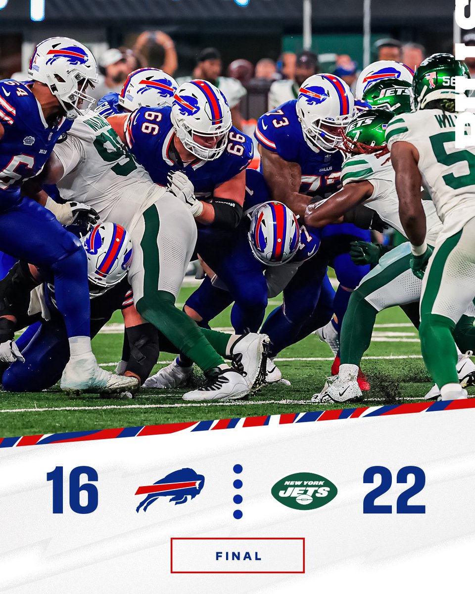 Final.

#BUFvsNYJ | #BillsMafia