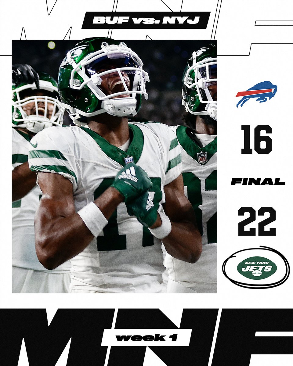 THE JETS WALK IT OFF IN OT ON MNF ‼️
