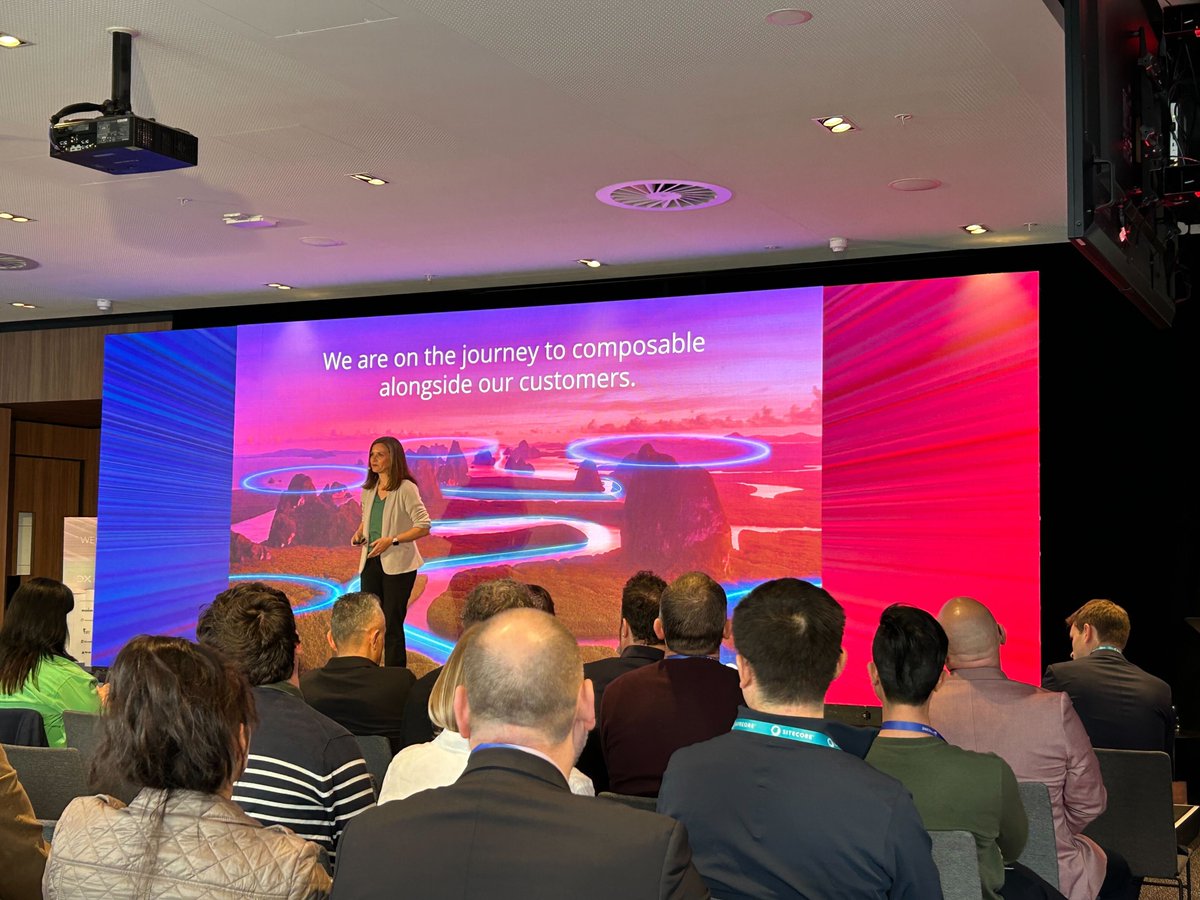 switchit's tweet photo. 🚀 We're halfway through #SitecoreDX and it's been an incredible morning learning about Sitecore's own composable journey. ✨

Don't forget our breakout session about Bridgestone's composable journey is this afternoon.

See you there! https://t.co/XMhkA0ka1f