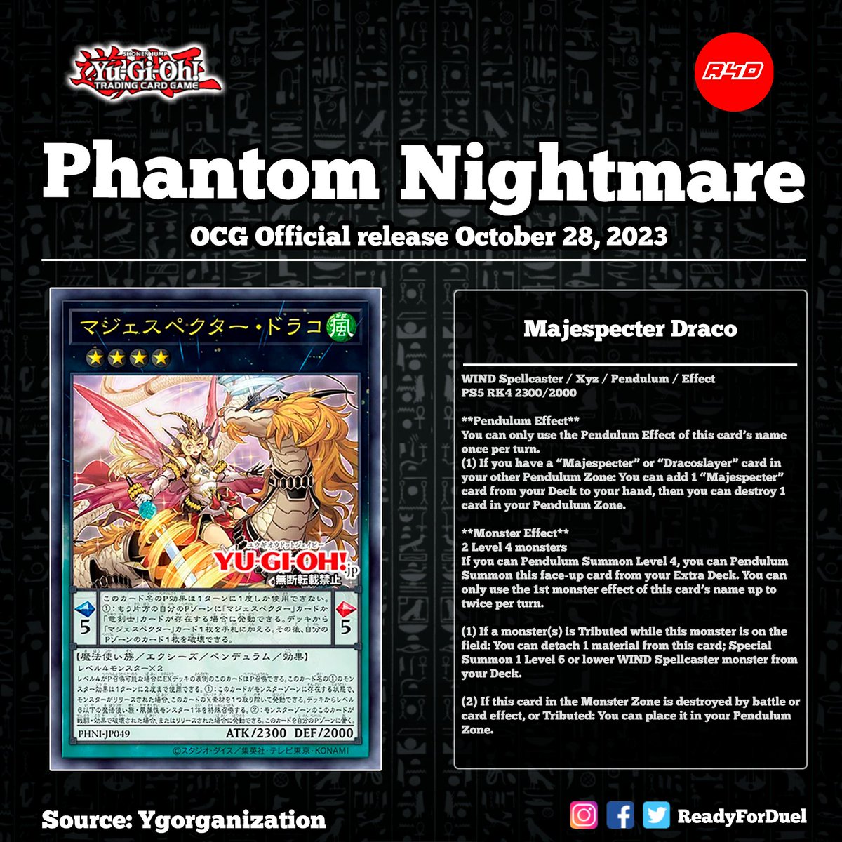 Readyforduel's tweet photo. New Majespecters!
#遊戯王 #TCG #YuGiOh #MasterDuel https://t.co/nnGu2jTRCA