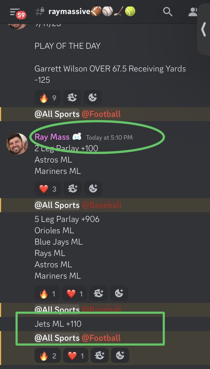 PlayersClubHQ's tweet photo. One of the players on the squad believed JETS all the way @RayMass #Jets #MondayNightFootball #GamblingTwiitter #NFLPicks https://t.co/J6AyNTvsJh
