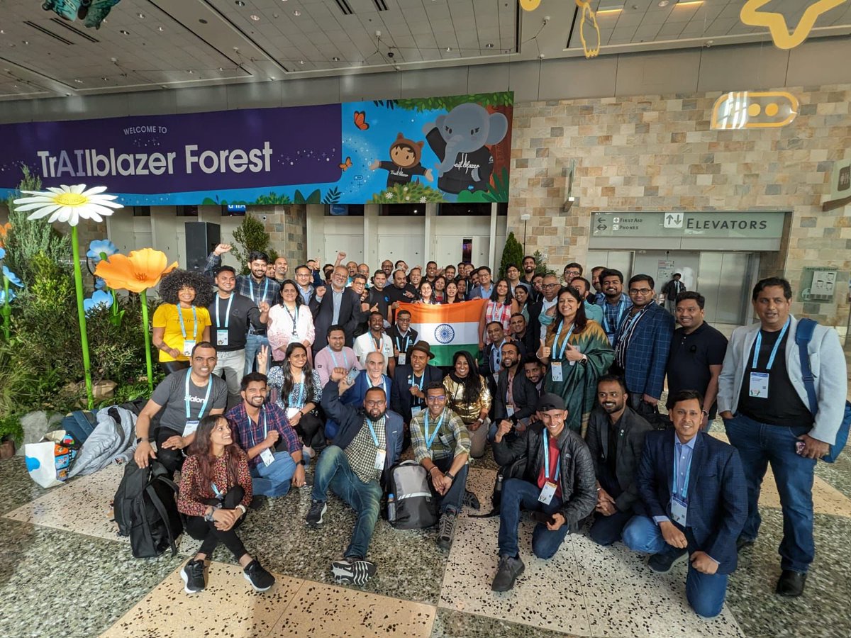 Thank you <a href="/Dreamforce/">Dreamforce</a> <a href="/salesforce/">Salesforce</a> for allowing us to create these memories #DF23 #SFIndiaCommunity 

<a href="/kavindrapatel/">kavindrapatel</a> <a href="/Benioff/">Marc Benioff</a> <a href="/SanketAtal/">Sanket</a> <a href="/justguilda/">Guilda Hilaire</a> <a href="/LangstonJessica/">Jessica Langston</a> <a href="/charlieisaacs/">Charlie Isaacs</a>