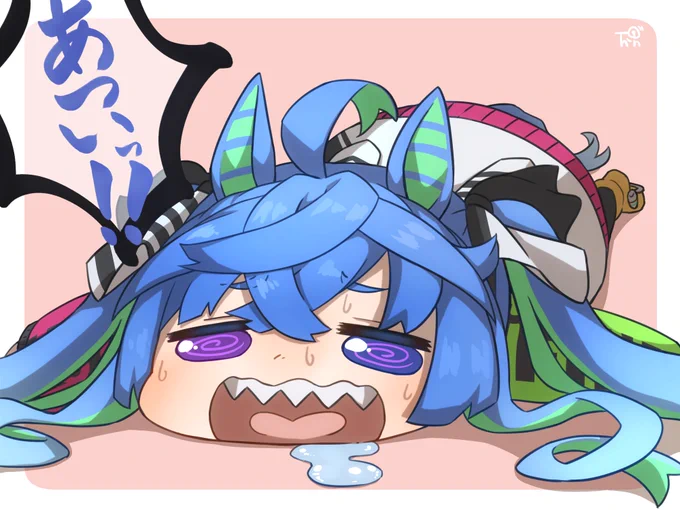 #みんなでデフォルメ絵をあげて幸せな気分になろう たまに描くデフォルメ楽しくて好き!